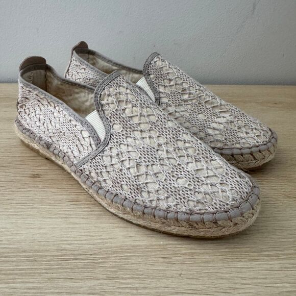 Free People Freeway Crochet Lace Espadrilles 38 - Picture 3 of 8